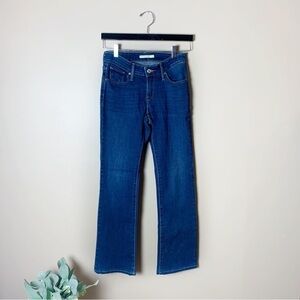 [Levi's] Mid Rise Blue Denim 815 Curvy Bootcut Jeans Classic Casual